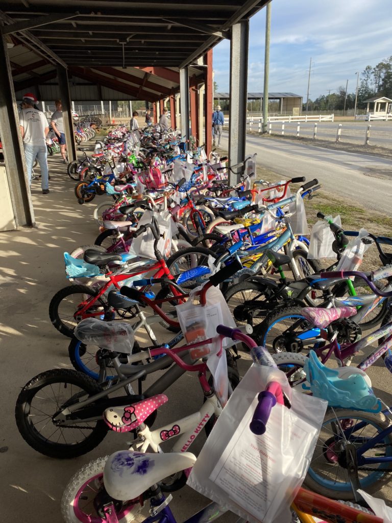 donated bicycles for children