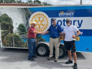 rotary van for disaster relief